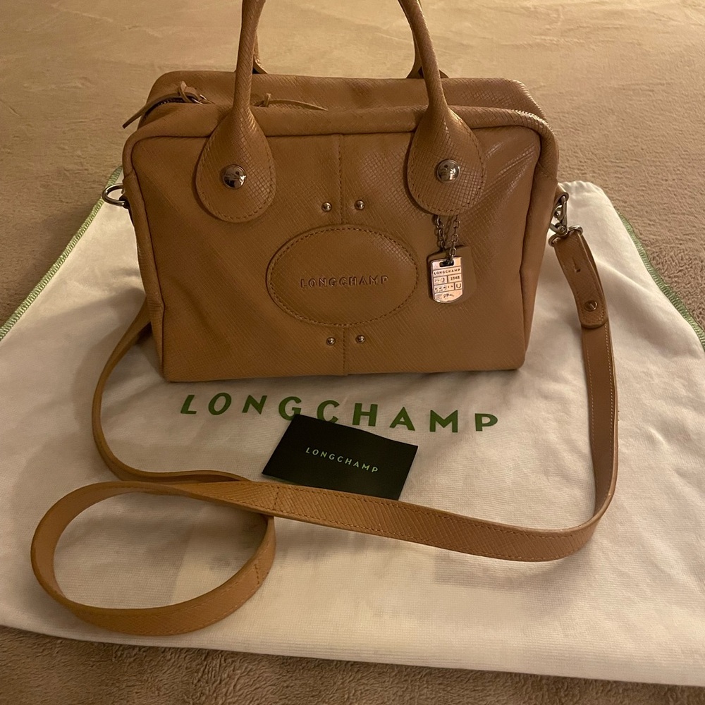 Longchamp Tan Leather Women's Bag